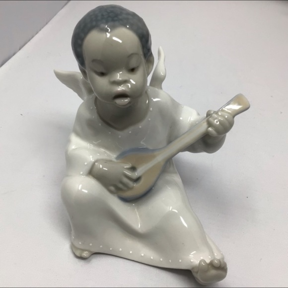 Lladro “little Angel in White “ glossy